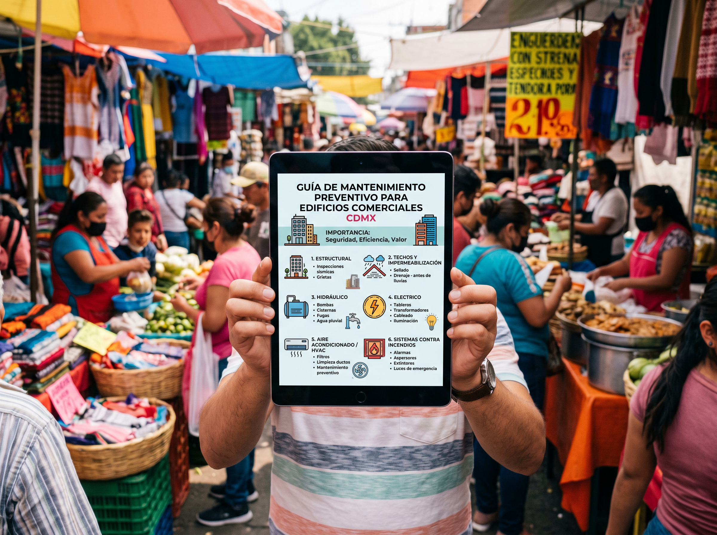 Mantenimiento preventivo edificios comerciales CDMX